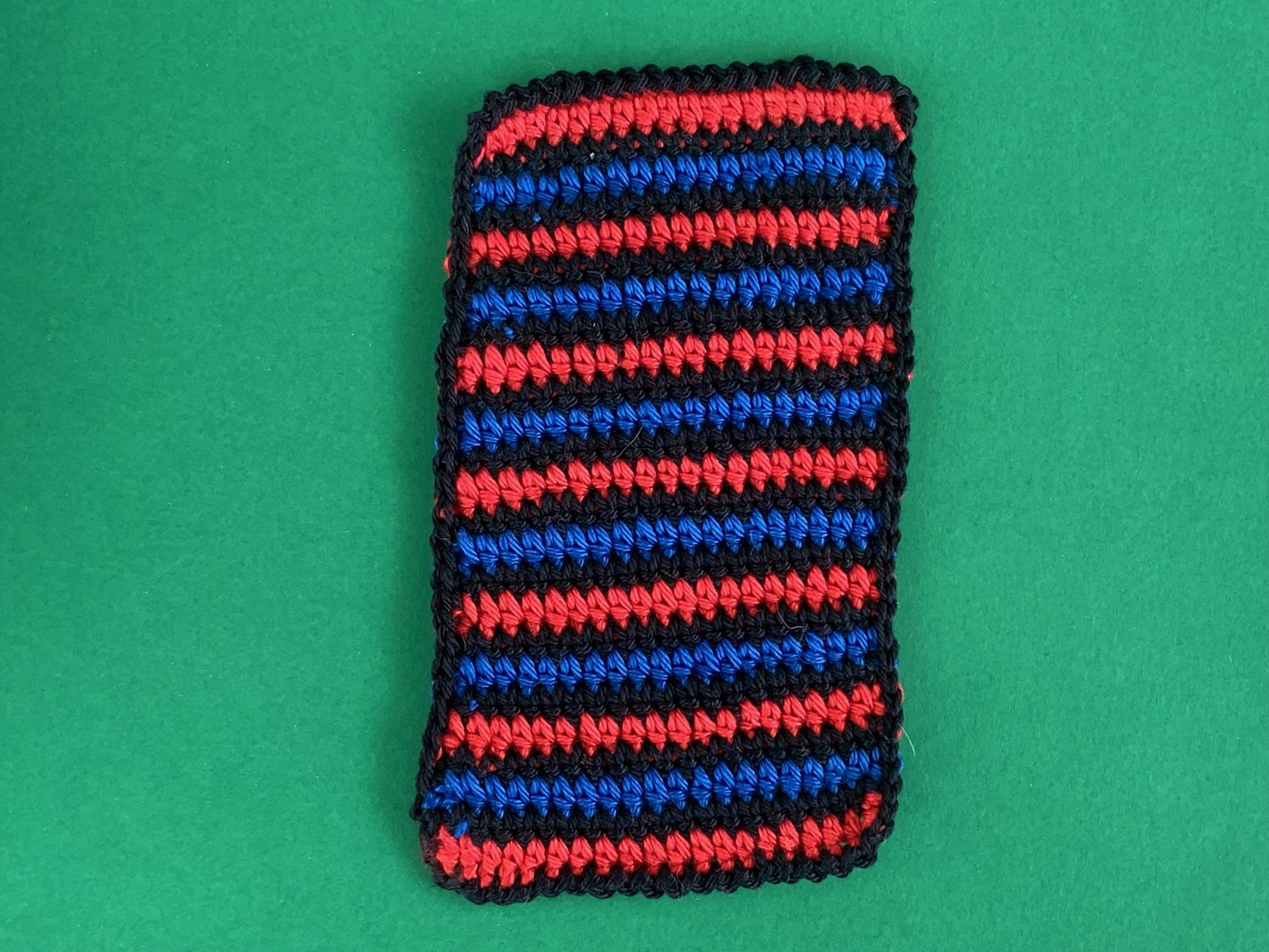 Finished crochet beach towel 4 ply landscape