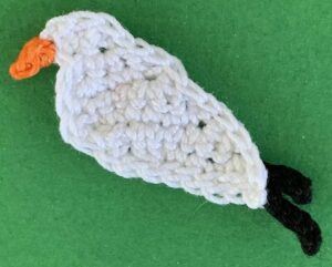 Crochet seagull 2 ply beak