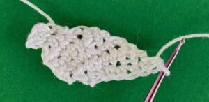 Crochet seagull 2 ply head and body
