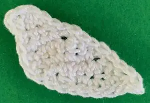Crochet seagull 2 ply head and body neatened
