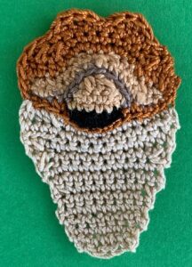 Crochet Pomeranian 2 ply front