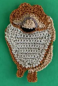 Crochet Pomeranian 2 ply top topaz