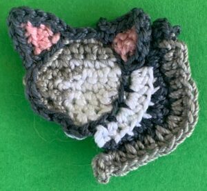 Crochet possum 2 ply front leg