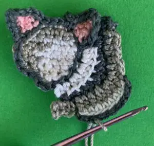 Crochet possum 2 ply joining for first mercury area