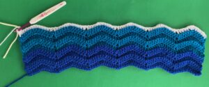 Crochet wall hanging joining for sand