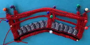 Crochet Japanese bridge 2 ply middle rail