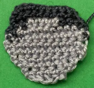 Crochet wolf 2 ply chest