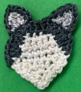 Crochet wolf 2 ply ears