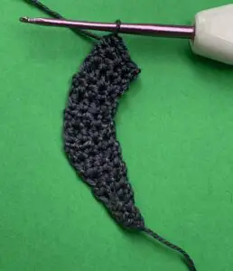 Crochet wolf 2 ply tail