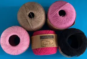 Crochet standing flamingo 2 ply cotton
