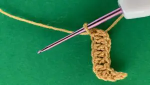 Crochet golden retriever 2 ply tail
