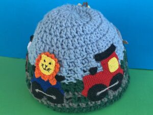 Decorating train track beanie design 1 5