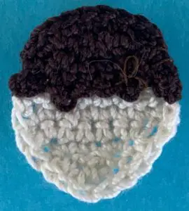 Crochet boy 2 ply head with hair
