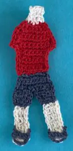 Crochet boy 2 ply shoe straps