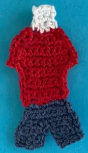 Crochet boy 2 ply shorts neatened