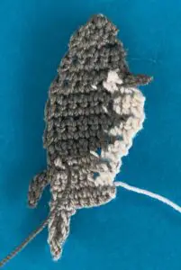 Crochet cockatiel 2 ply body