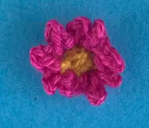 Crochet gumnut 2 ply blossom