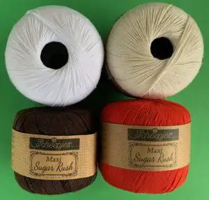 Crochet lady 2 ply cotton