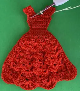 Crochet lady 2 ply joining for shoulders