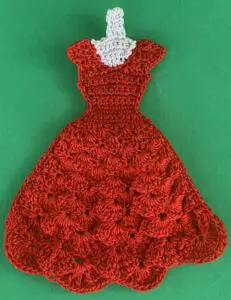 Crochet lady 2 ply neck