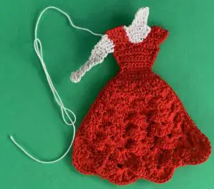Crochet lady 2 ply right arm