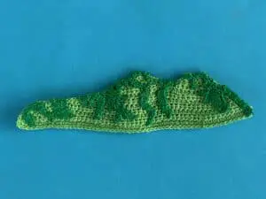 Finished crochet mountain pattern 2 ply landscape