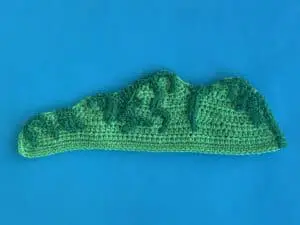 Finished crochet mountain tutorial 4 ply landscape