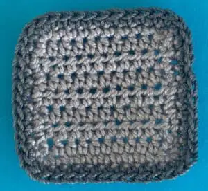 Crochet castle 2 ply bottom middle section with edge