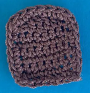 Crochet castle 2 ply door neatened