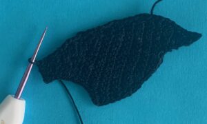 Crochet magpie 2 ply body neatened