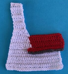 Crochet lighthouse 2 ply eaves row 2