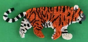 Crochet tiger 2 ply eye