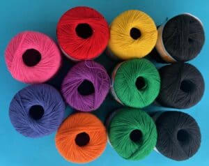 Crochet granny square shopping bag cotton