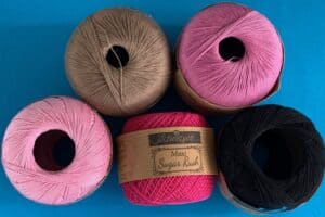 Crochet bending flamingo 2 ply cotton