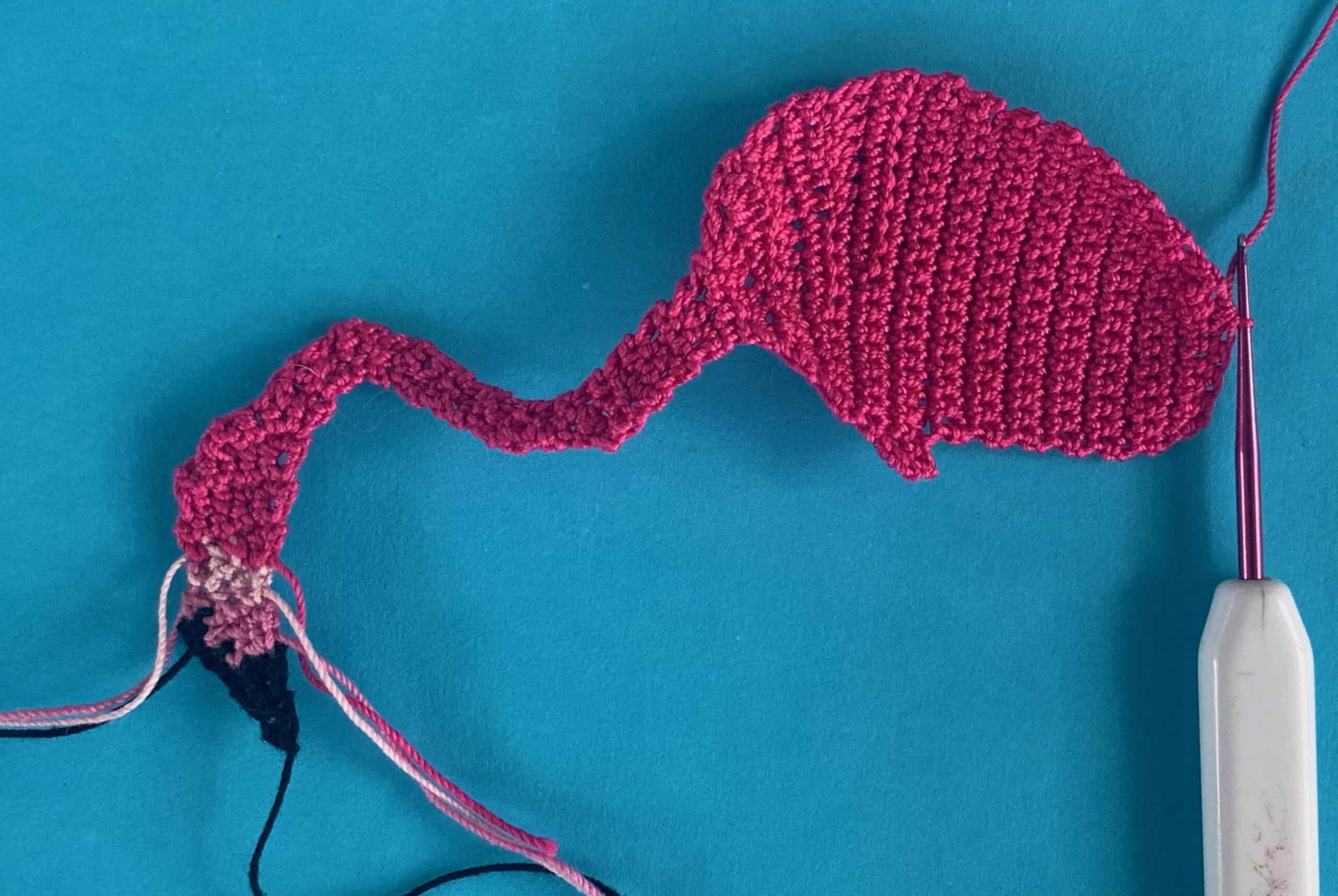 crochetbendingflamingo2plyheadneckandbody • Kerri's Crochet