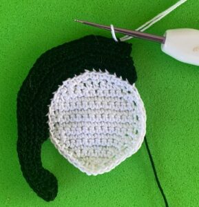 Crochet walking panda 2 ply joining for body