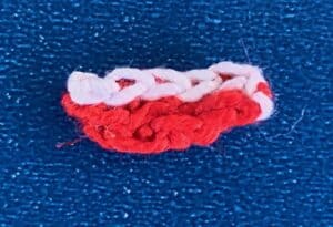 Crochet AirTanker plane 2 ply floater row 2