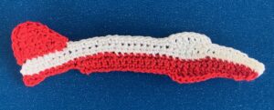 Crochet AirTanker plane 2 ply tail neatened