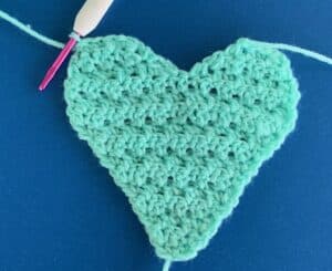 Crochet large heart