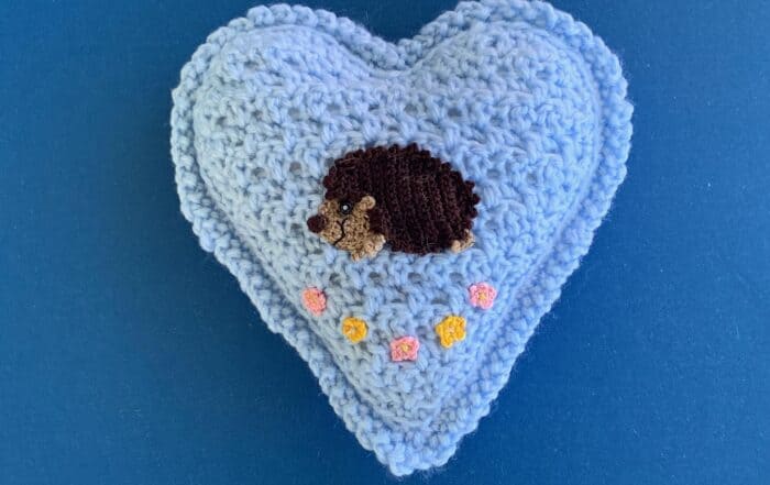 Crochet large heart video landscape