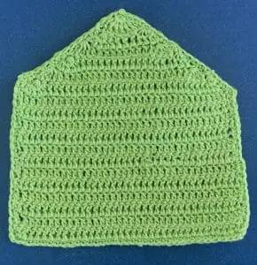 Crochet house 2 ply house neatened