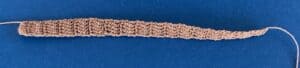 Crochet macadamia nut 2 ply branch