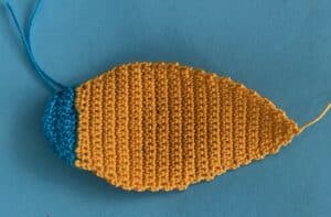 Crochet submarine 2 ply body