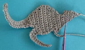Crochet wallaby 2 ply arm chain
