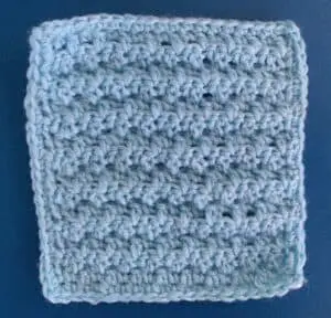 Crochet penguin baby blanket neatened
