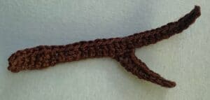 Crochet beehive 2 ply bottom branch