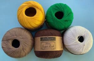 Crochet beehive 2 ply cotton