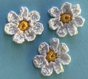 Crochet beehive 2 ply flowers