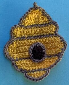 Crochet beehive 2 ply hive with entrance
