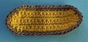 Crochet beehive 2 ply middle section neatened